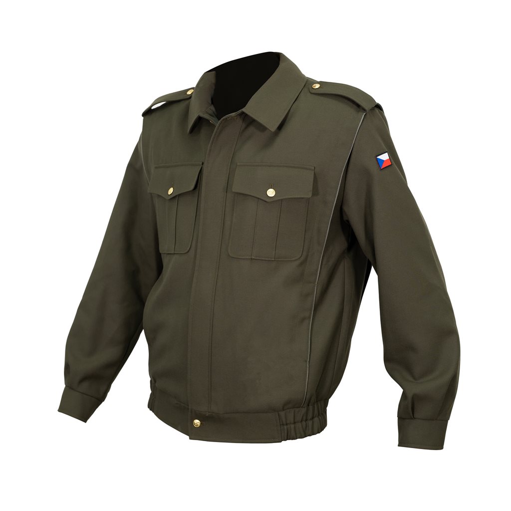 Levně Blůza vycházková s gumou AČR vz.97 ZELENÁ
