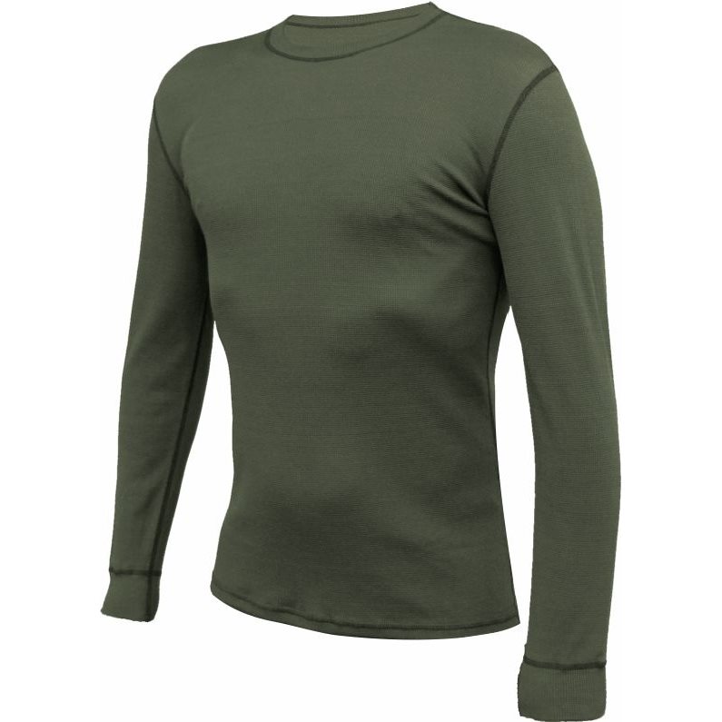 Levně Triko s dlouhým rukávem IBES funkční ZELENÉ