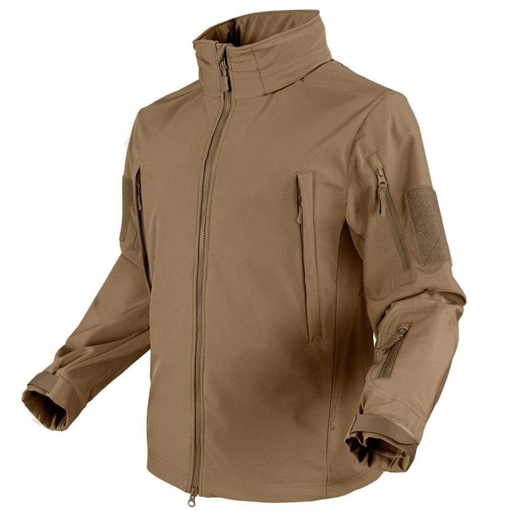 Levně Bunda SUMMIT ZERO SOFTSHELL odlehčená COYOTE