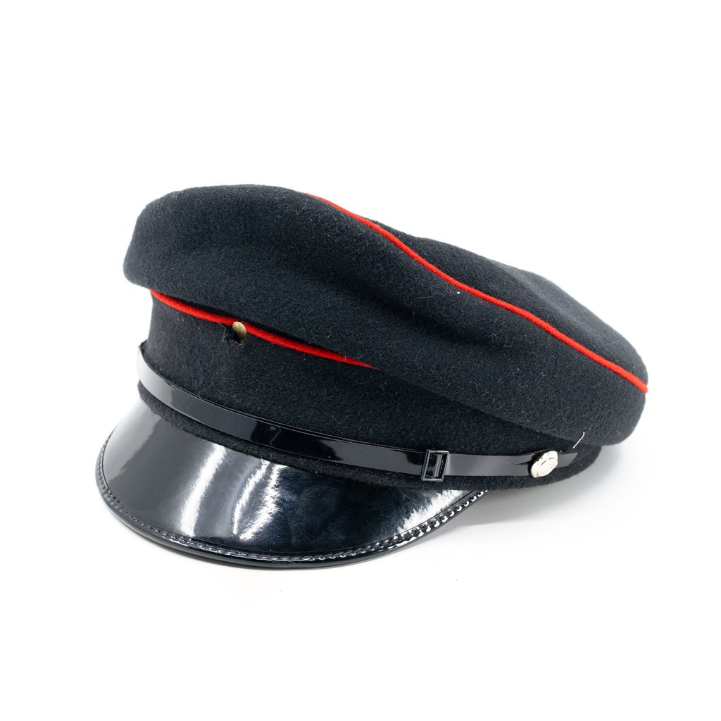 Levně Brigadýrka BRITSKÁ dámská 2 červené pruhy ČERNÁ