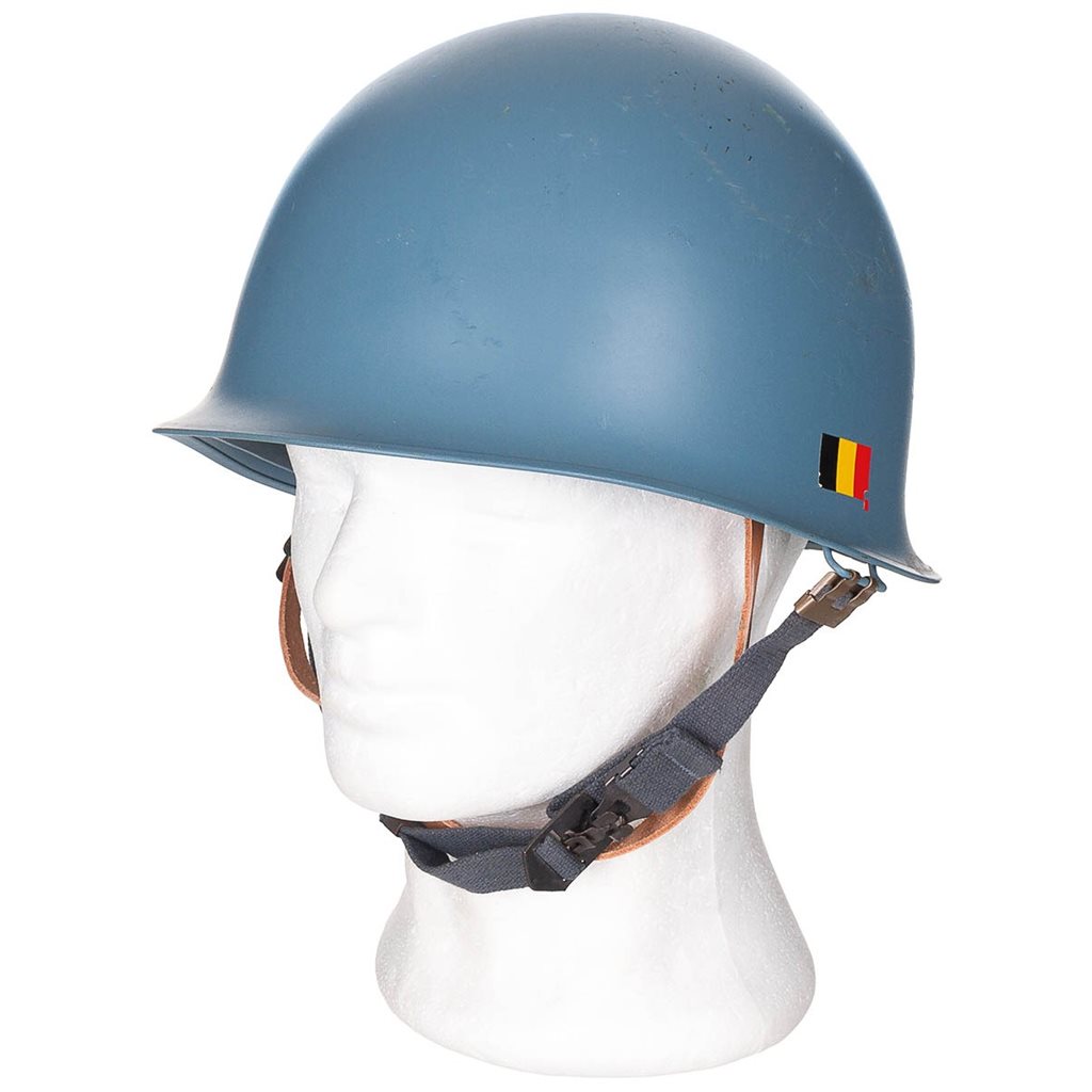 Levně Helma M51 belgická AIR FORCE s PVC vnitřkem MODRÁ použitá