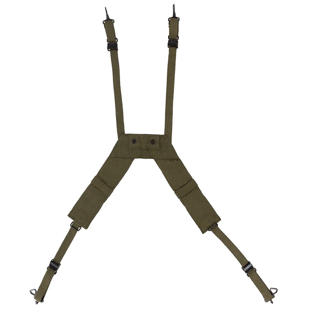 Levně Kšandy postroj belgické H-čka model M56 original ZELENÉ