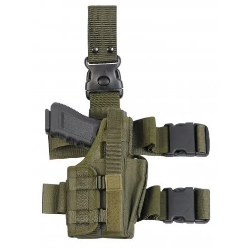 Levně Pouzdro na pistol DASTA taktické multifunkční 657 MFU/TZ ZELENÉ