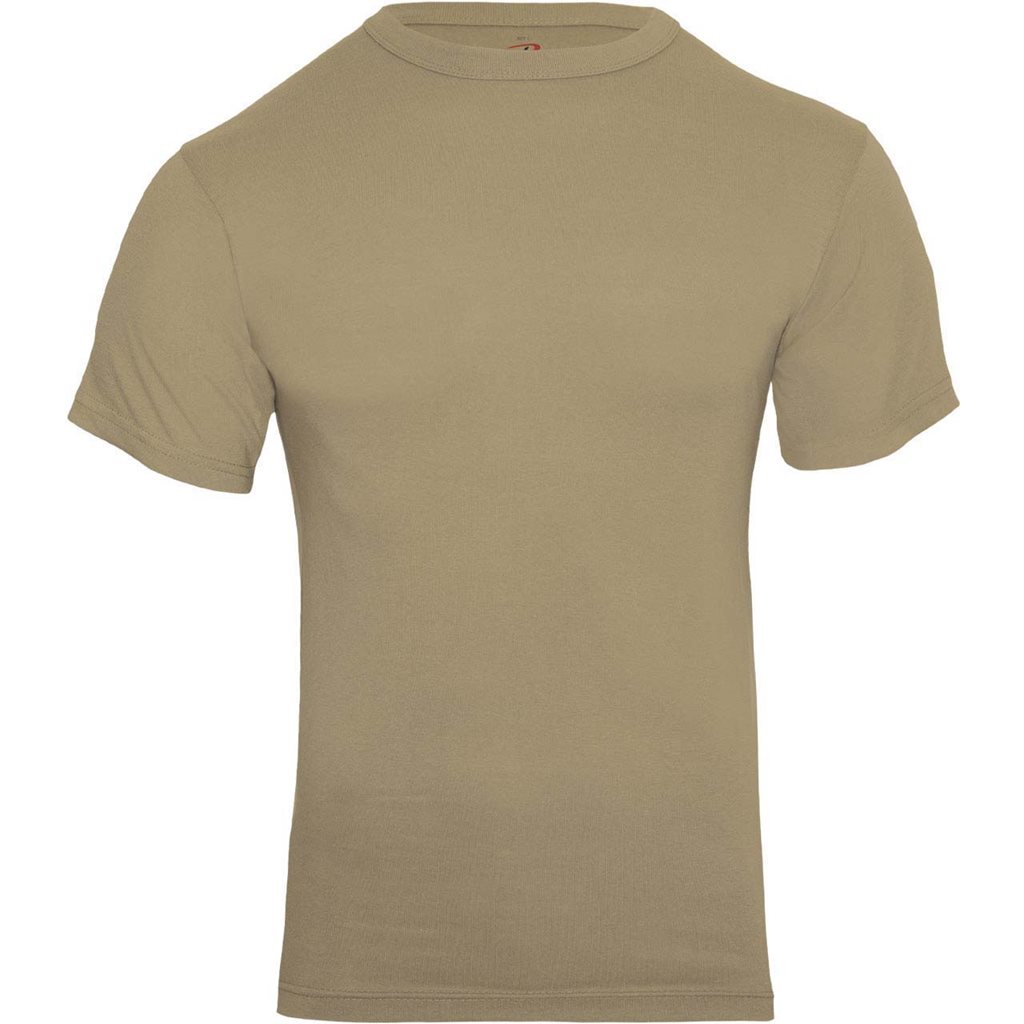 Levně Triko US s krátkým rukávem KHAKI