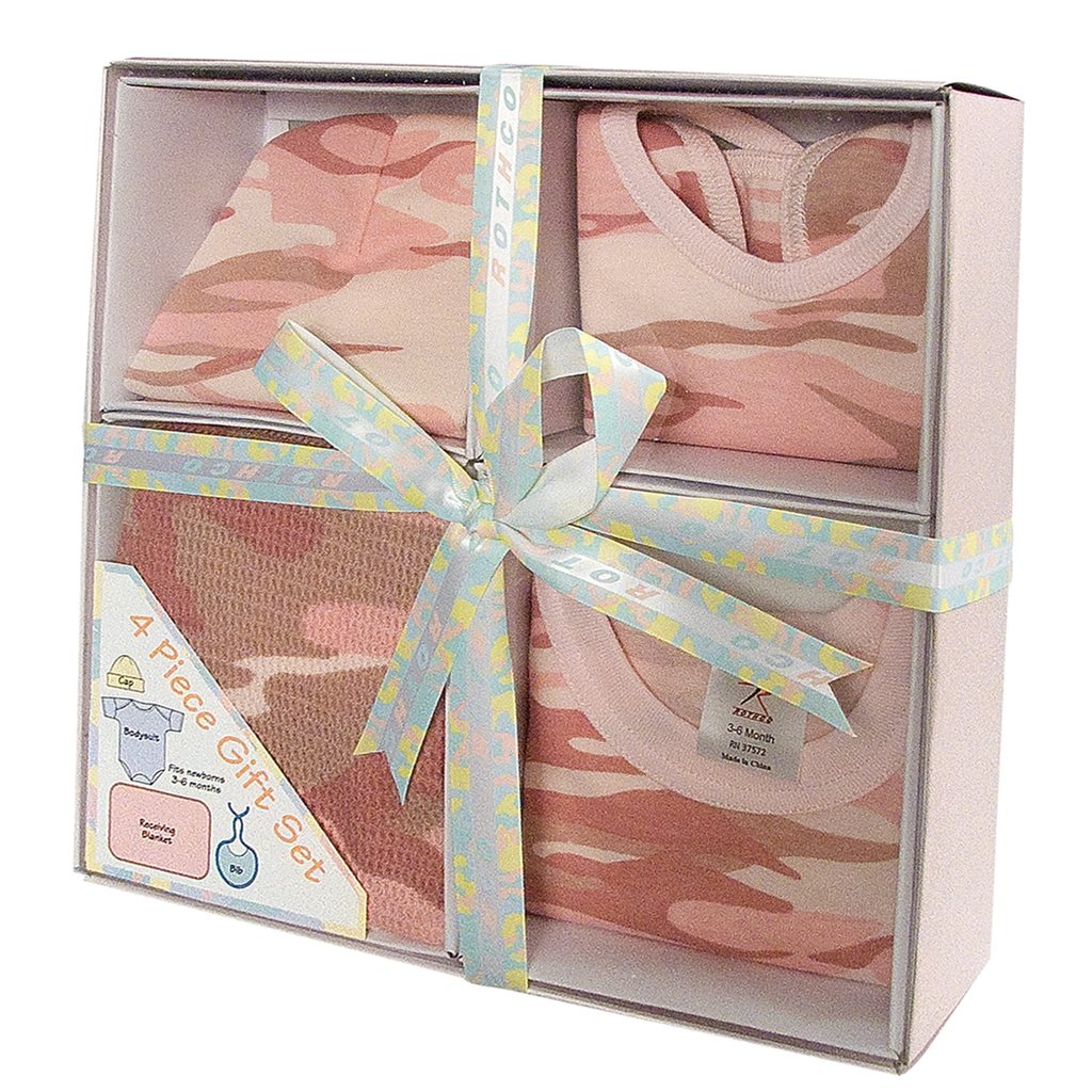Levně ROTHCO set dárkový INFANT na batole BABY PINK CAMO