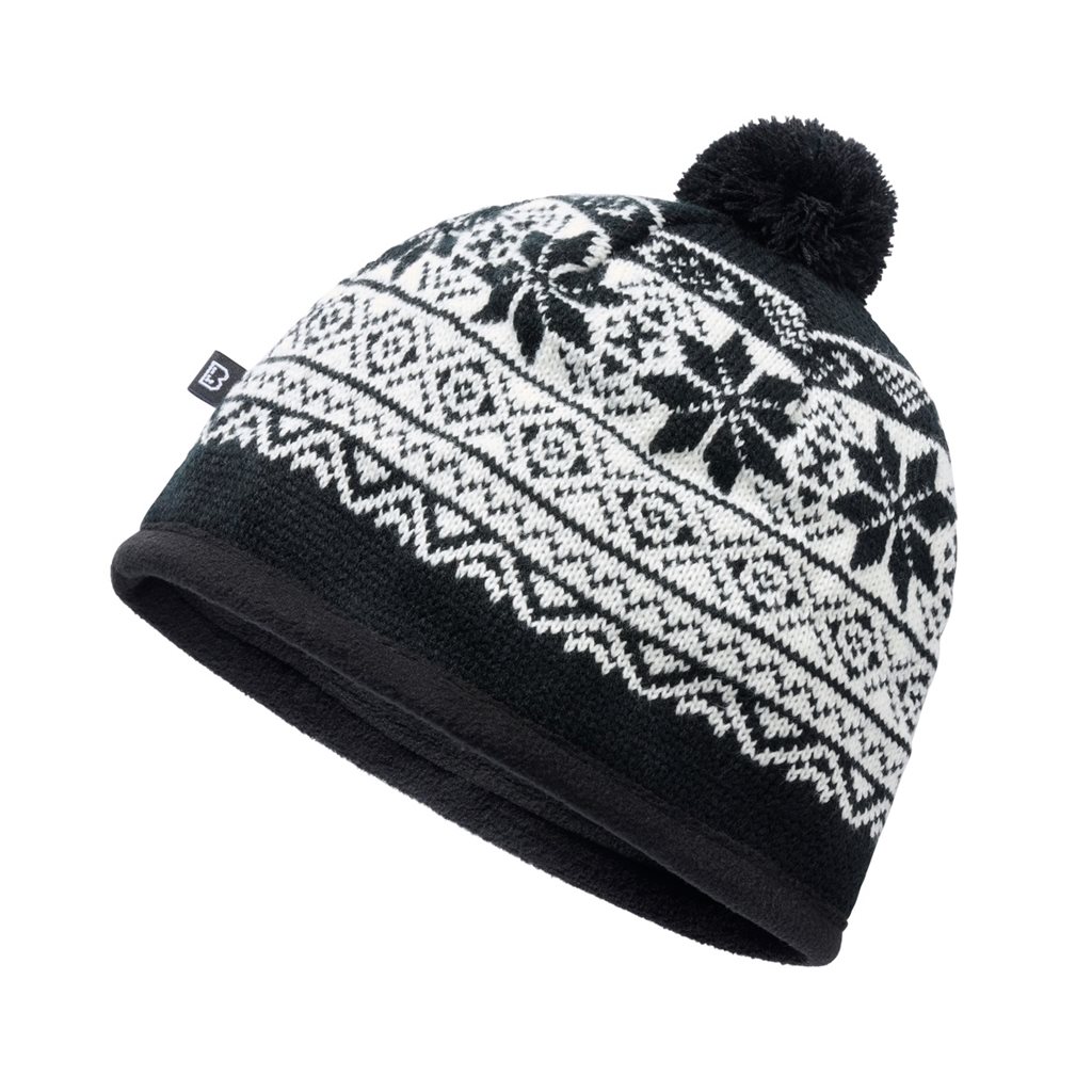 BRANDIT čepice pletená SNOW CAP ČERNÁ