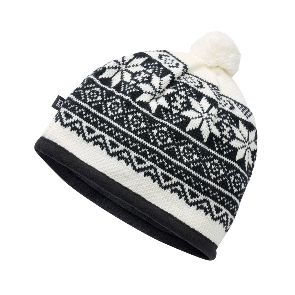 Levně BRANDIT čepice pletená SNOW CAP OLD WHITE