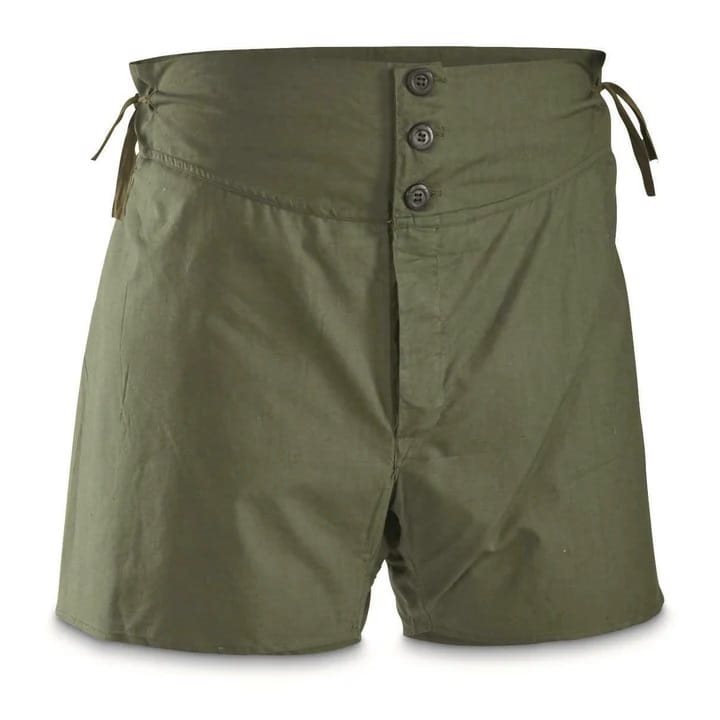 Levně Trenýrky BRITSKÉ SKIVVIES bavlněné ZELENÉ