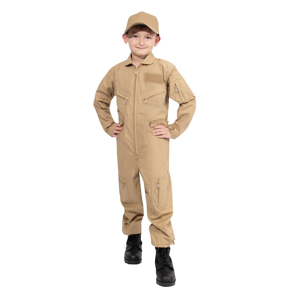 Levně Kombinéza dětská US AIR FORCE KHAKI