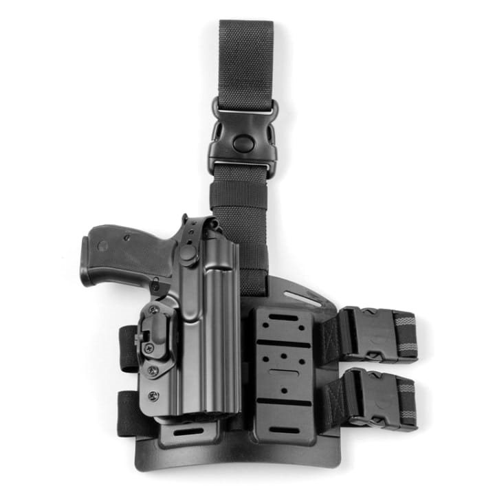 Levně DASTA pouzdro pistolové PHDLB stehenní CZ 75D Compact se závěsem 975 PRAVÉ
