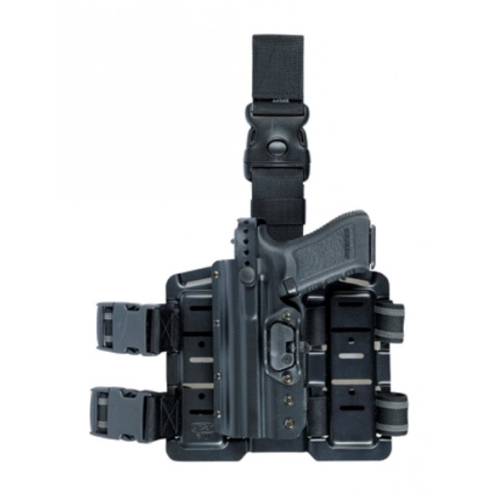 Levně DASTA pouzdro pistolové PHDLB stehenní CZ 75D Compact se závěsem 875 LEVÉ
