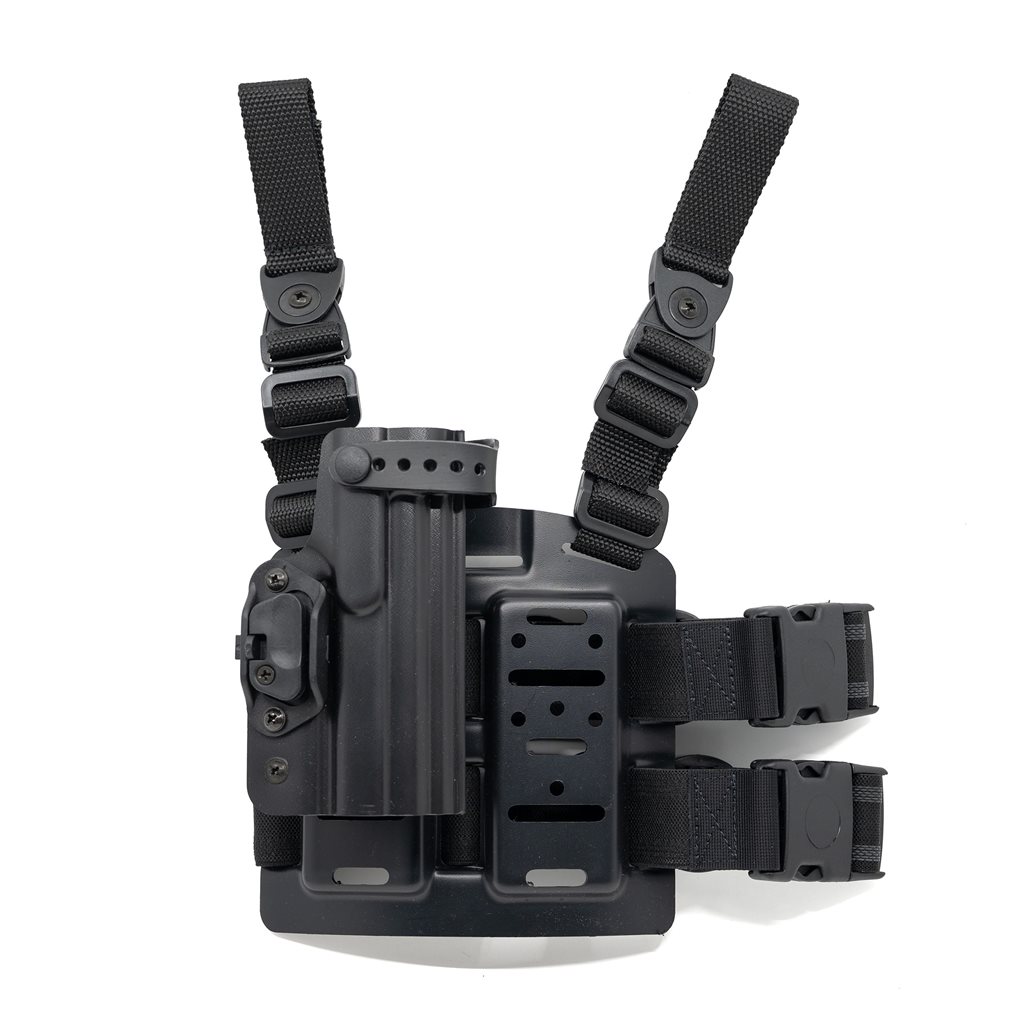 Levně DASTA pouzdro pistolové PHDLB stehenní CZ P-10C, Glock 19 se závěsem 955 PRAVÉ