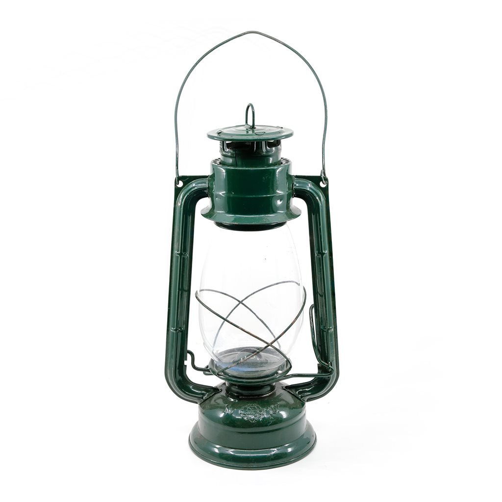 Levně Lampa petrolejová METALOGLOBUS Nr.107 ZELENÁ
