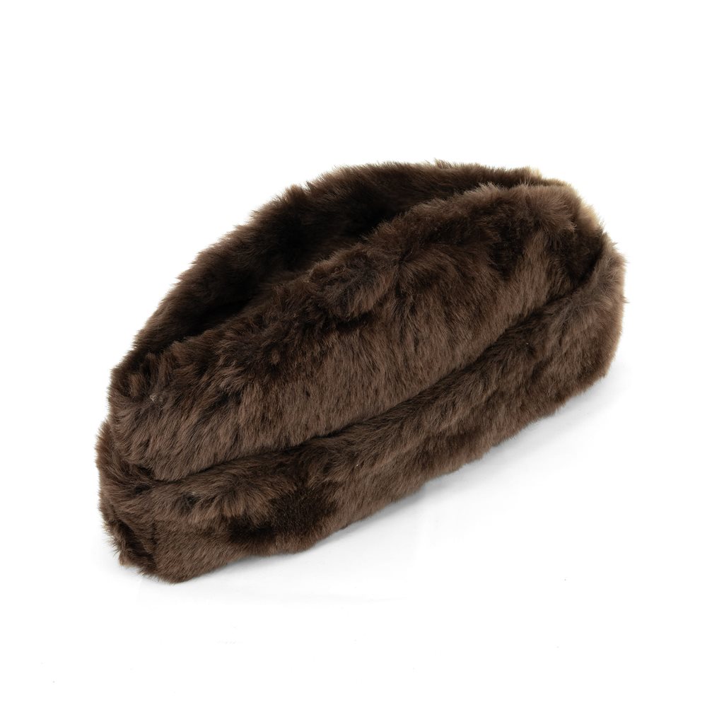 Levně Baranica zimní RUMUNSKÁ kožešinová NUTRIE