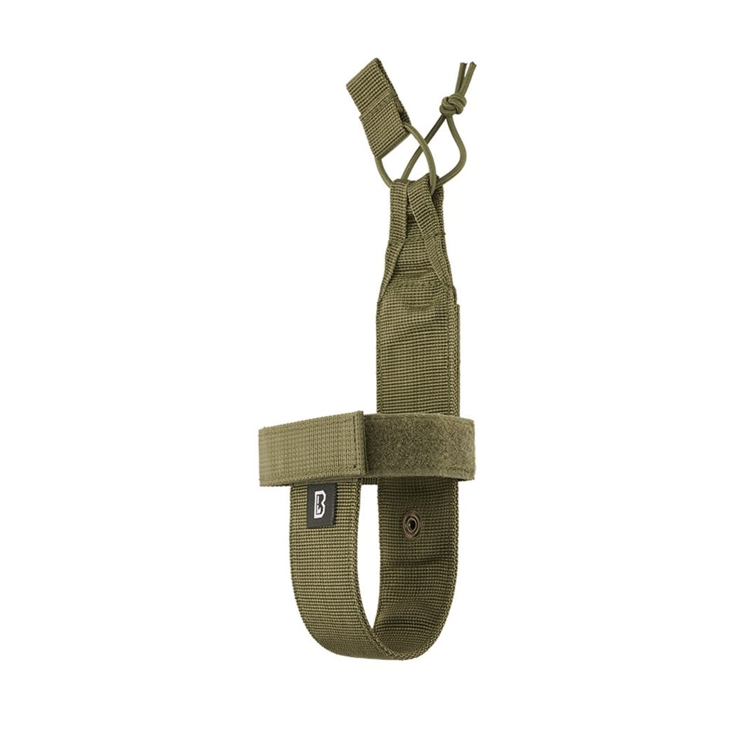 Levně BRANDIT pouzdro/úchyt FLEX MOLLE MEDIUM na láhev ZELENÉ