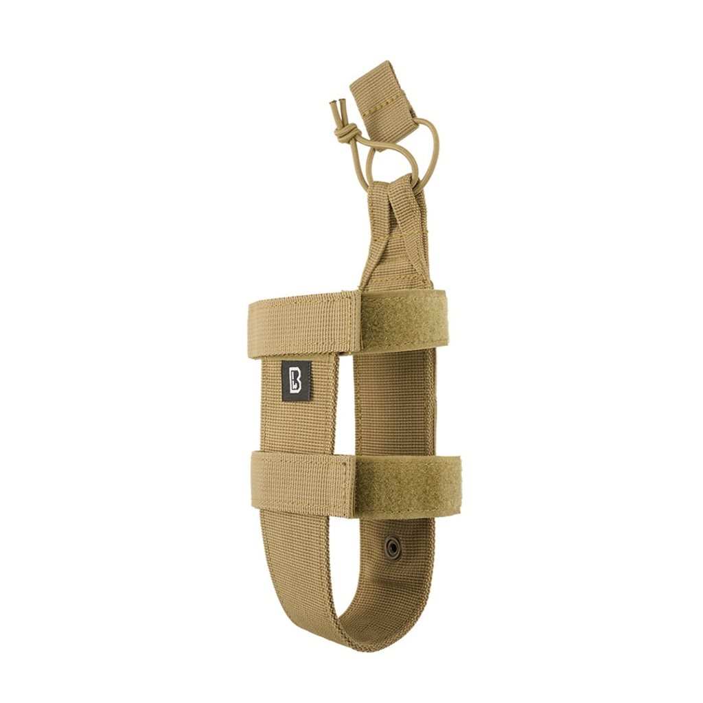 Levně BRANDIT pouzdro/úchyt FLEX MOLLE LARGE na láhev CAMEL PÍSKOVÁ