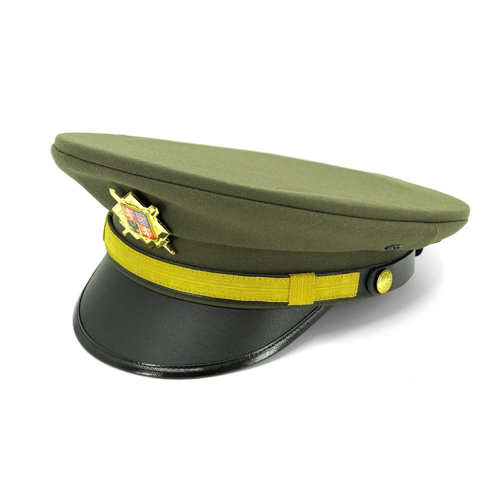 Levně Čepice / Brigadýrka ČS se zlatým odznakem ZELENÁ