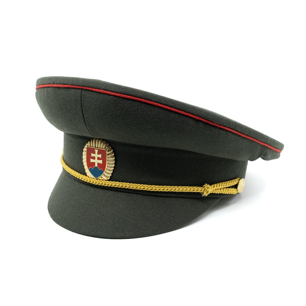Levně Brigadýrka SK zlatý odznak, červená linka ZELENÁ