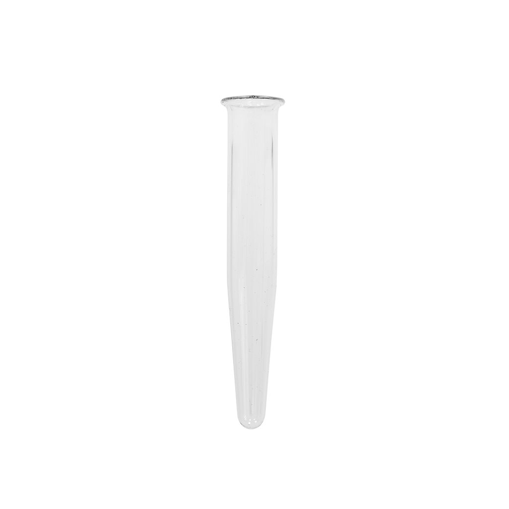 Levně Zkumavka skleněná se špičatým dnem kónická 10cm/15mm - balení 10ks