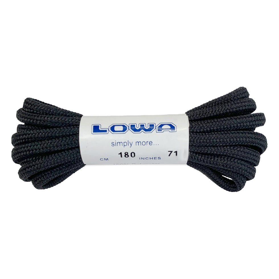 Levně Tkaničky LOWA 180cm ČERNÉ