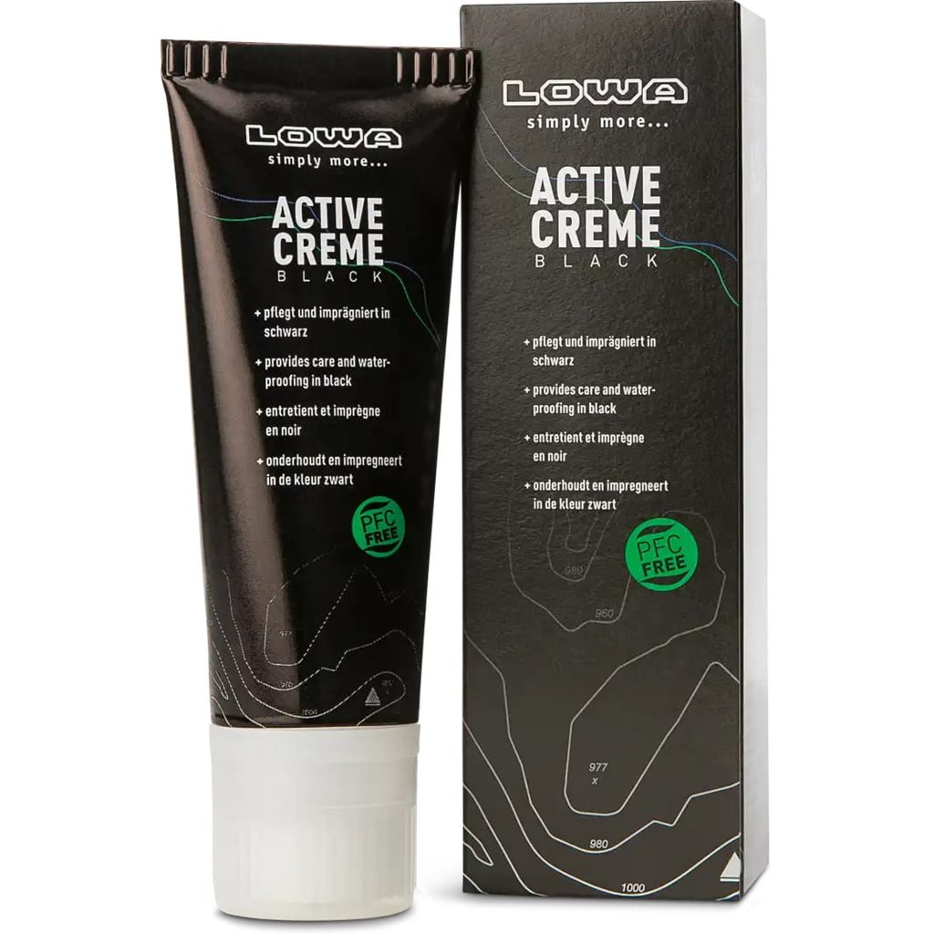 Levně LOWA krém ACTIVE na boty 75 ml ČERNÝ