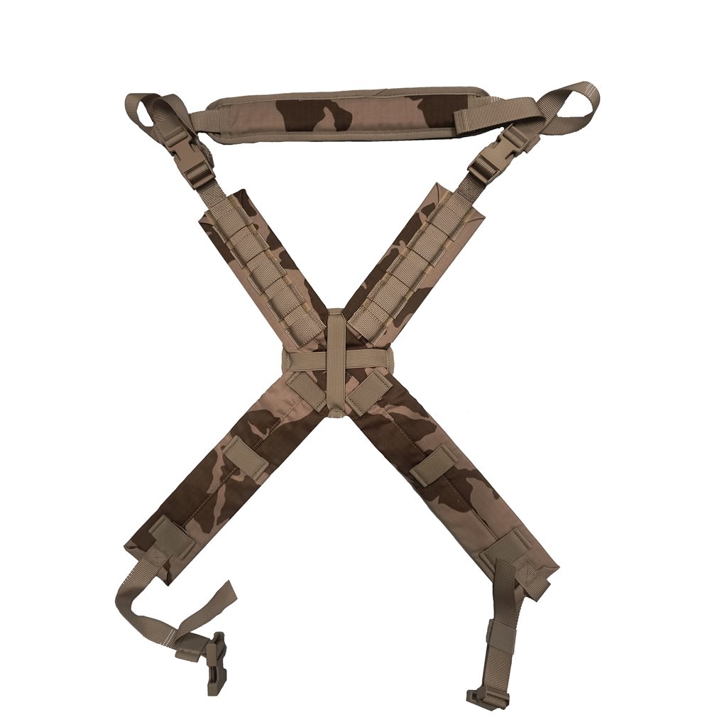 Popruhy zádové k NPP-2006 AČR vz.95 BP béžový potisk DESERT