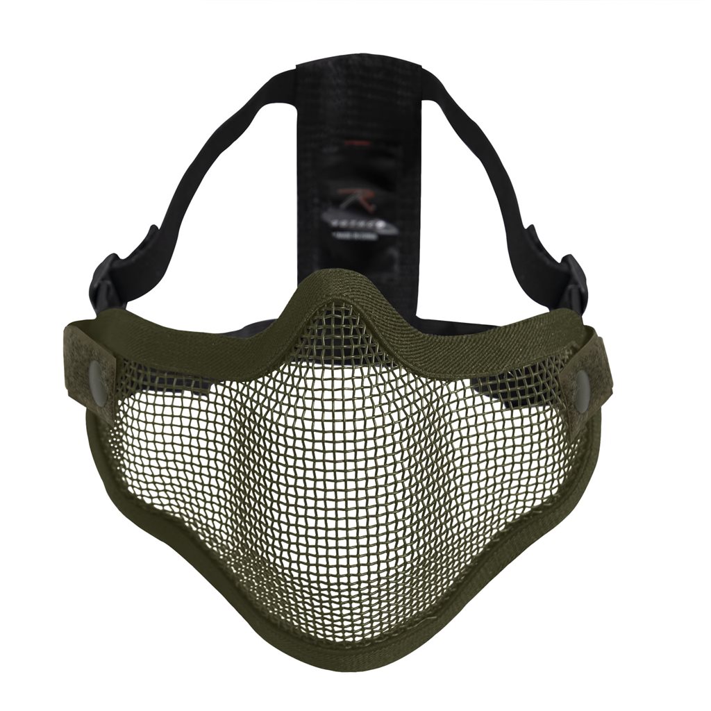 Levně ROTHCO maska síťovaná CARBON ochranná ZELENÁ