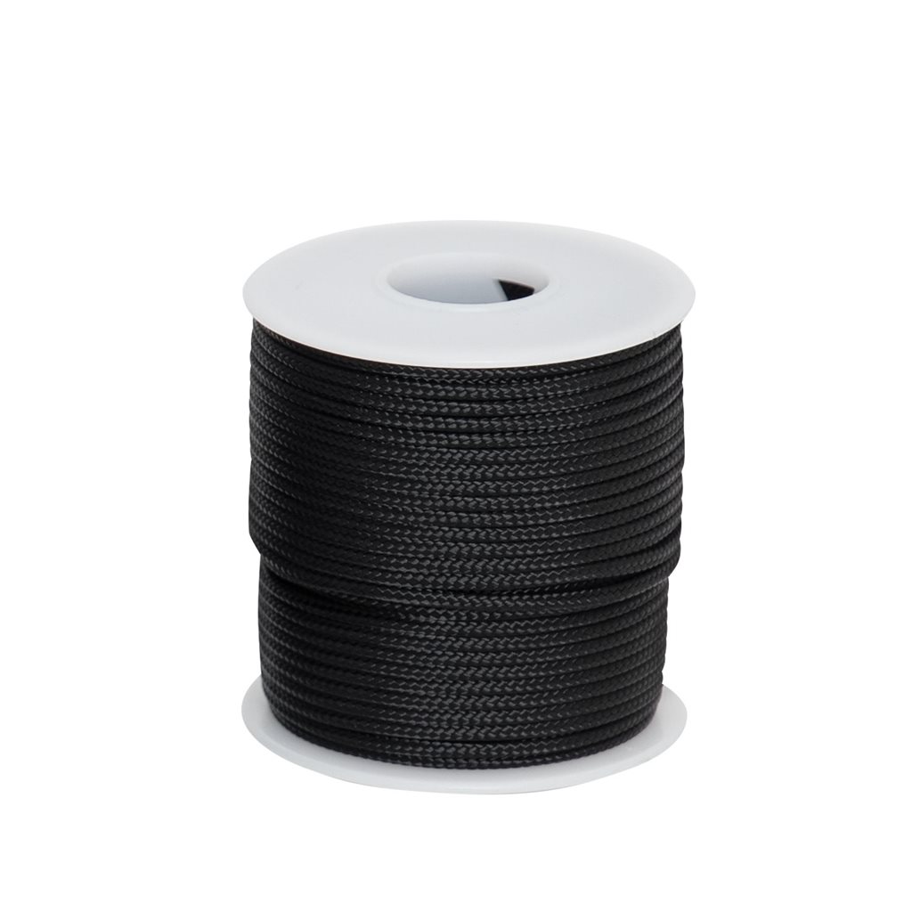 Levně ROTHCO šňůra MICRO CORD nylon 95LB na cívce ø 1,5 mm / 30 m ČERNÁ