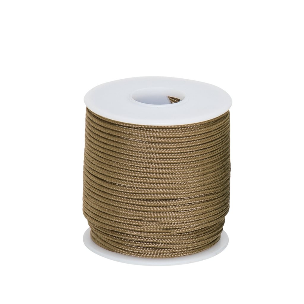 Levně ROTHCO šňůra MICRO CORD nylon 95LB na cívce ø 1,5 mm / 30 m COYOTE