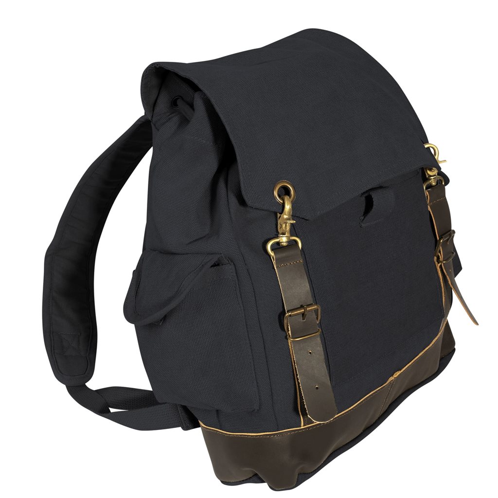 Levně ROTHCO batoh EXPEDITION VINTAGE ČERNÝ