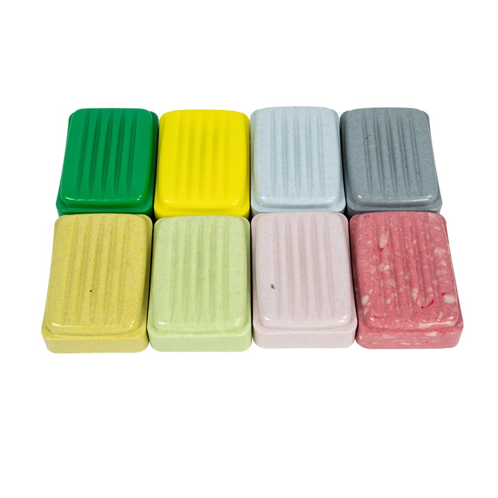 Krabička na mýdlo plastová "mýdlenka" RETRO různé barvy