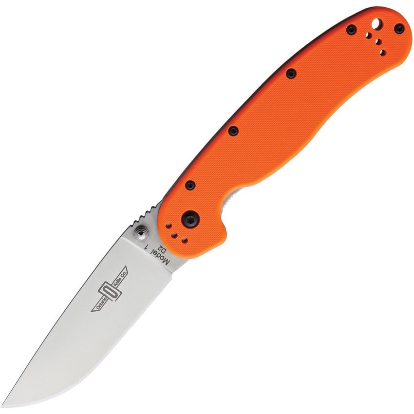 Levně Ontario Knife Company nůž zavírací RAT I čepel D2 ORANŽOVÝ