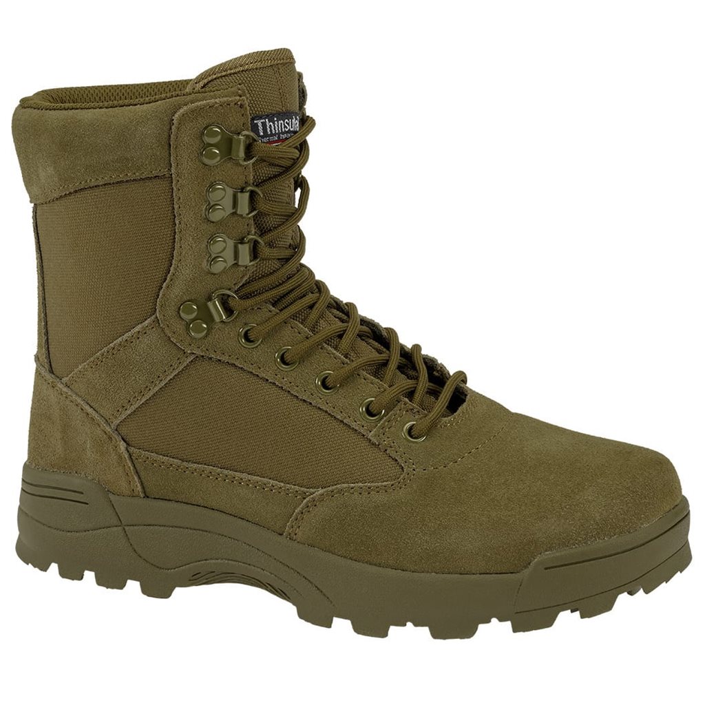 Boty TACTICAL 9 dírkové ZELENÉ