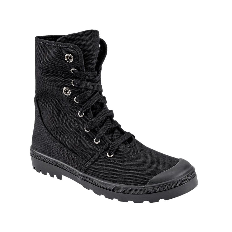 Boty MILITARY SNEAKER plátěné ČERNÉ vel. 41