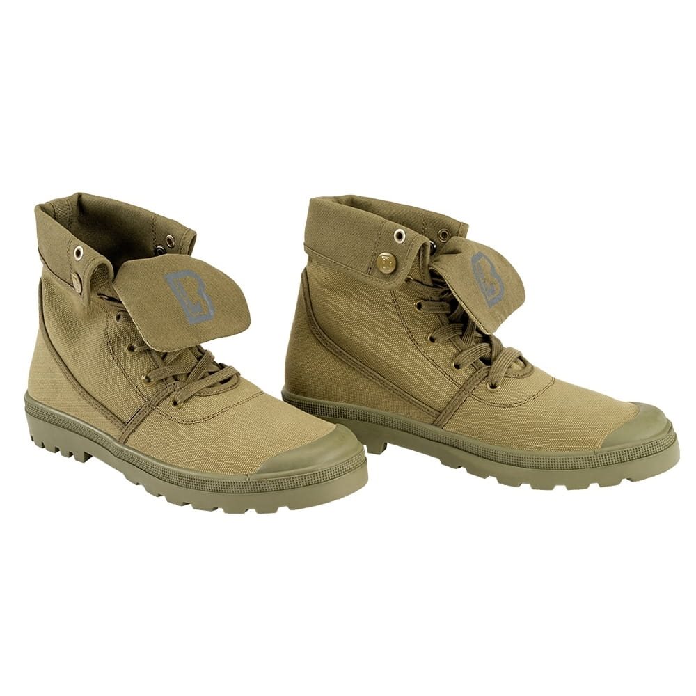 Boty MILITARY SNEAKER plátěné ZELENÉ