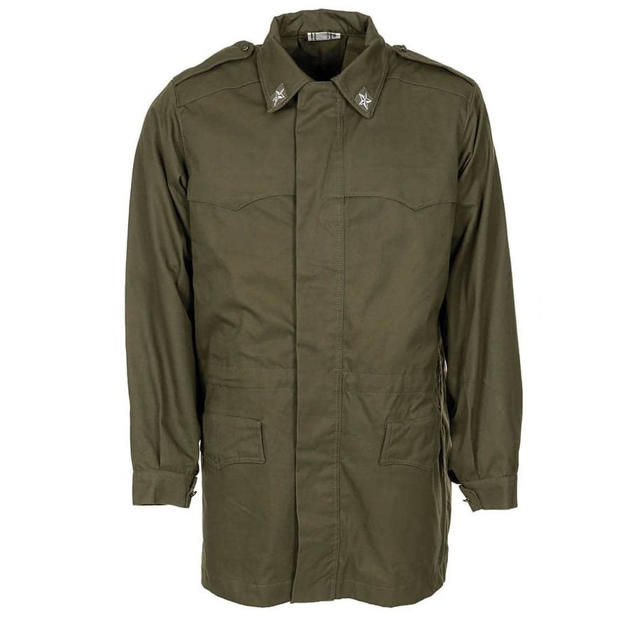 Levně Kabát M75 ITALSKÁ parka ZELENÁ