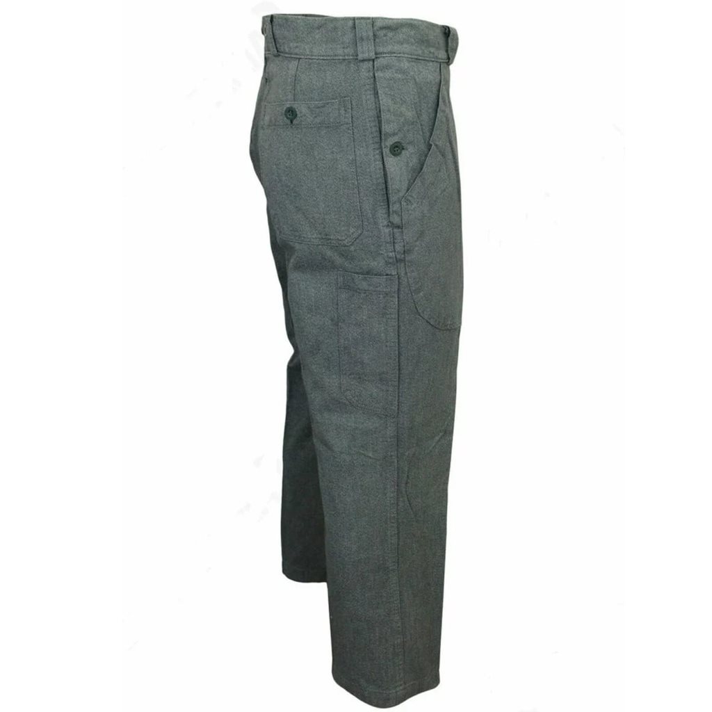 Kalhoty švýcarské DENIM pracovní ŠEDÉ použité vel. 62-72