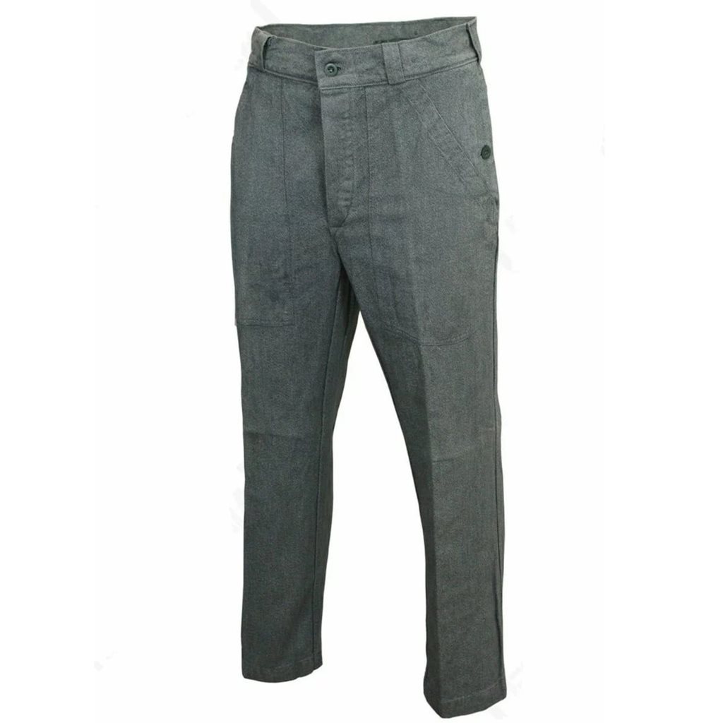 Kalhoty švýcarské DENIM pracovní ŠEDÉ použité vel. 62-72