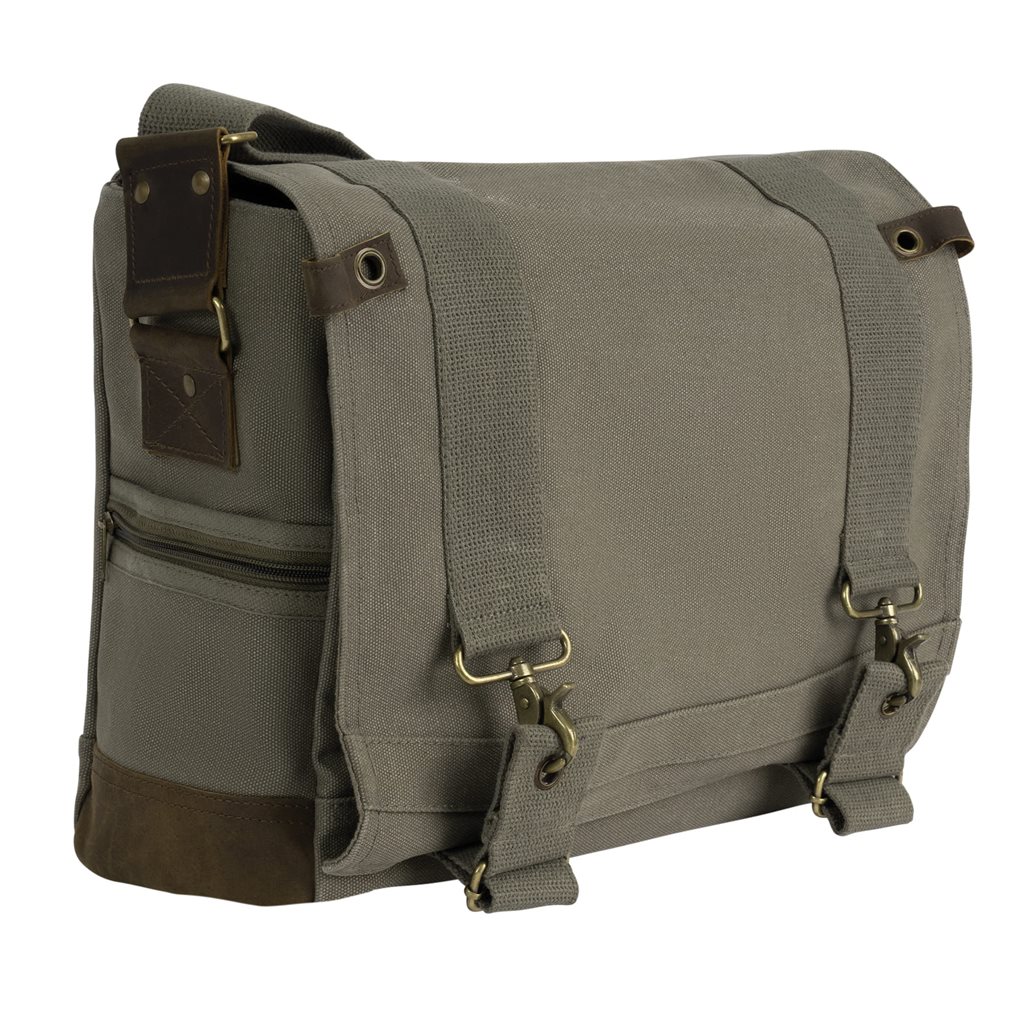 Levně ROTHCO taška VINTAGE přes rameno B-15 PILOT MESSENGER ZELENÁ