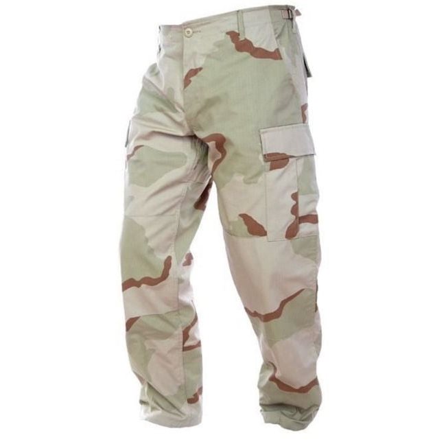 Kalhoty US BDU polní 3-COL DESERT rip-stop použité vel. XS-S