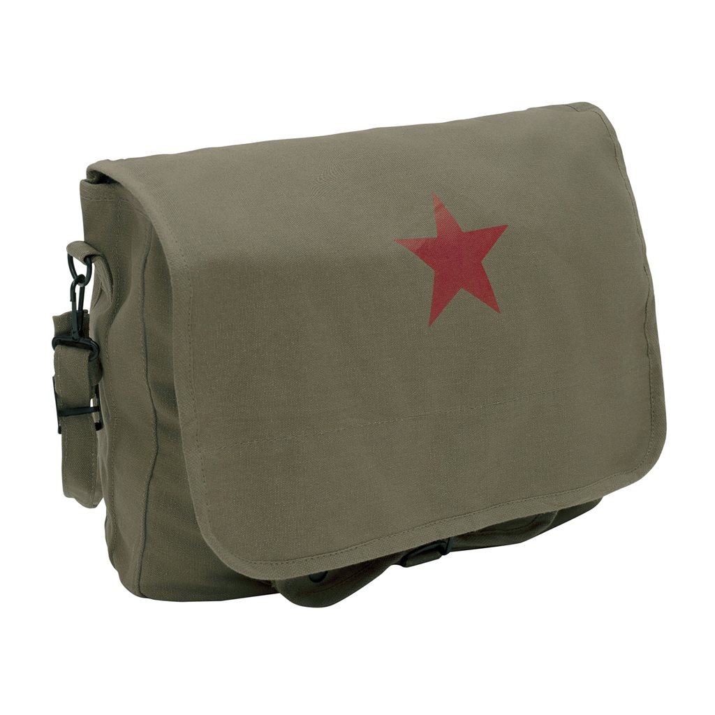 Levně ROTHCO taška PARATROOPER přes rameno RED STAR ZELENÁ