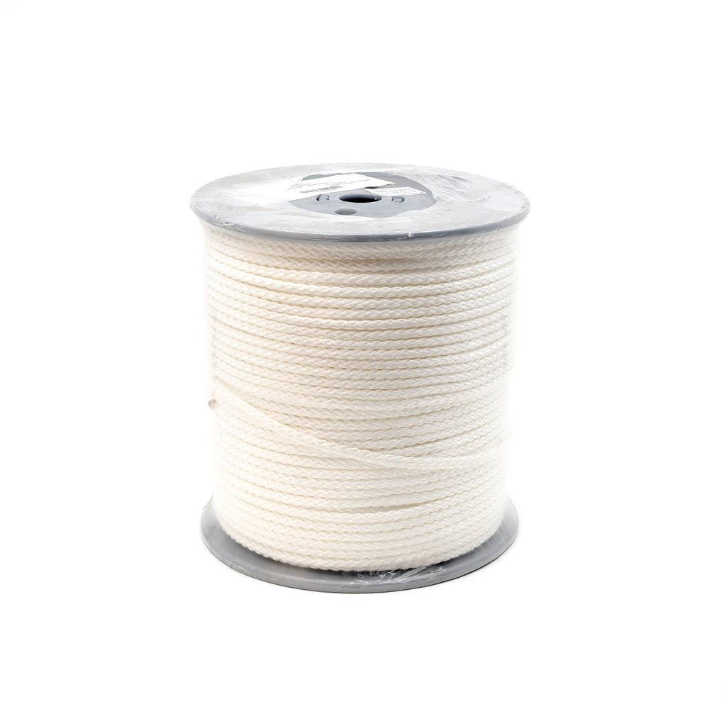 Levně Lano kroucené polypropylenové na cívce ø 7 mm / 250 m BÍLÉ