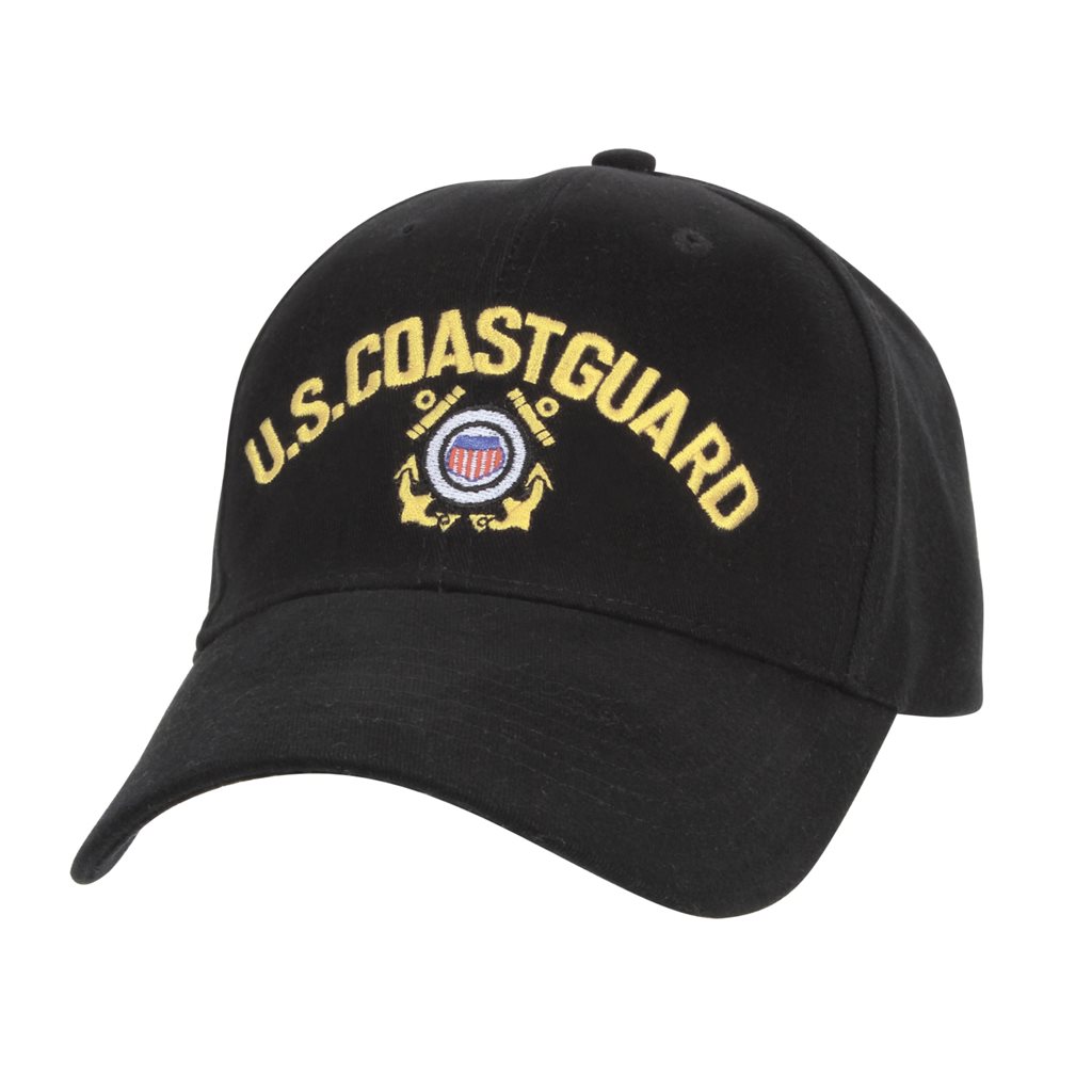 Levně ROTHCO čepice U.S. COAST GUARD baseball ČERNÁ
