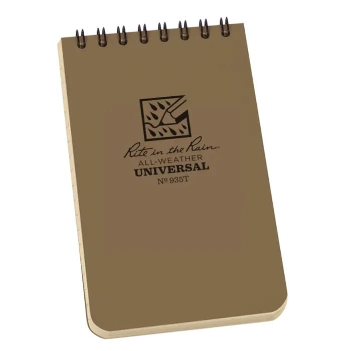 Levně RITE IN THE RAIN blok voděodolný TOP-SPIRAL 3x5" notebook malý DESERT