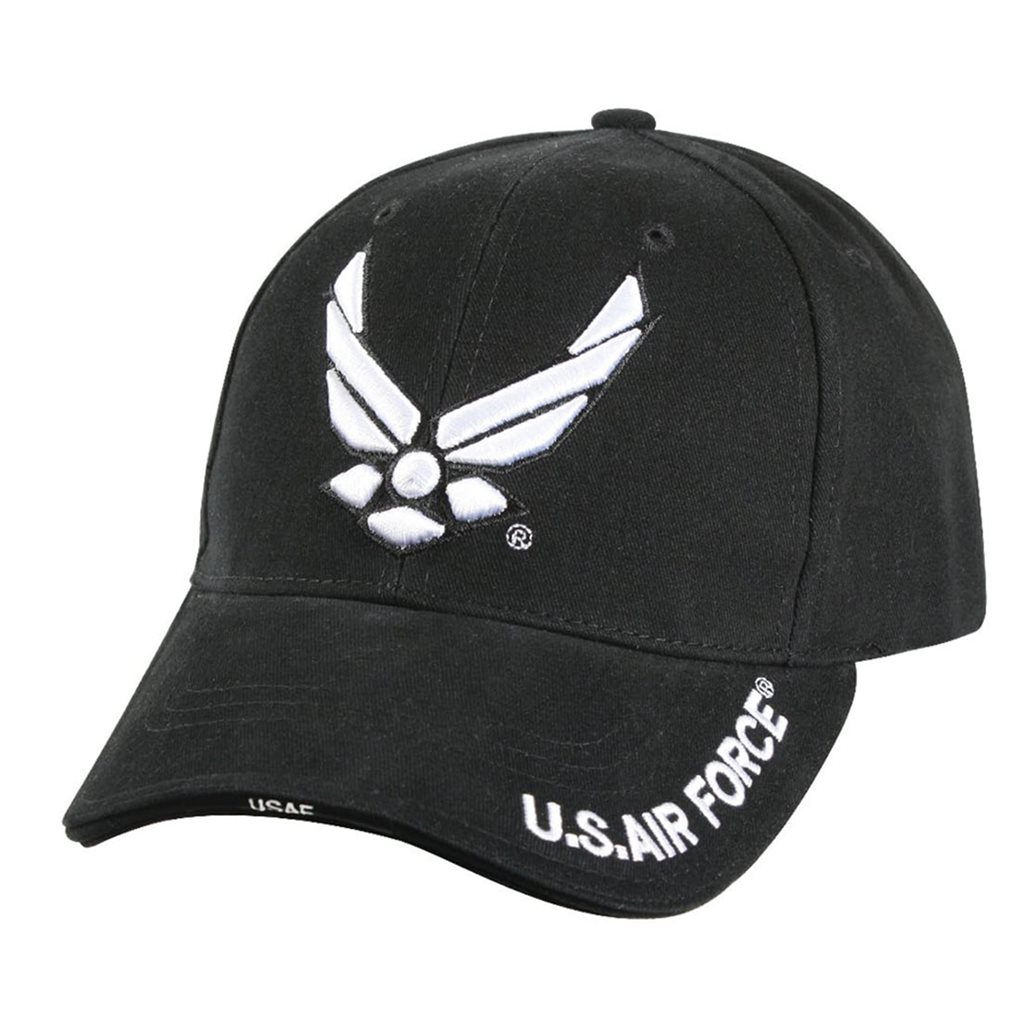 Levně ROTHCO čepice DELUXE NEW WING AIR FORCE baseball ČERNÁ