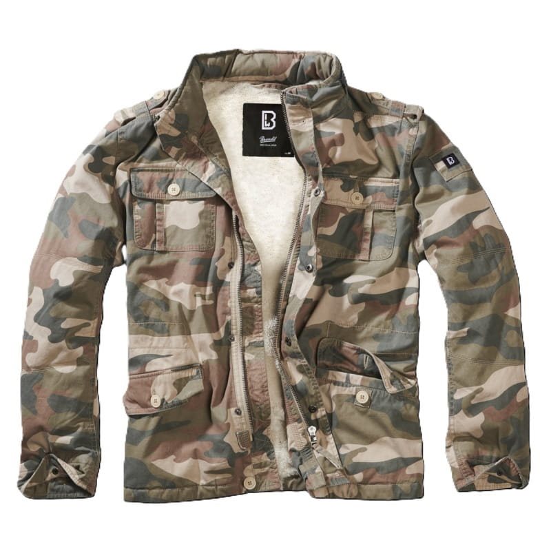 Levně Bunda BRITANNIA JACKET zateplená LIGHT WOODLAND