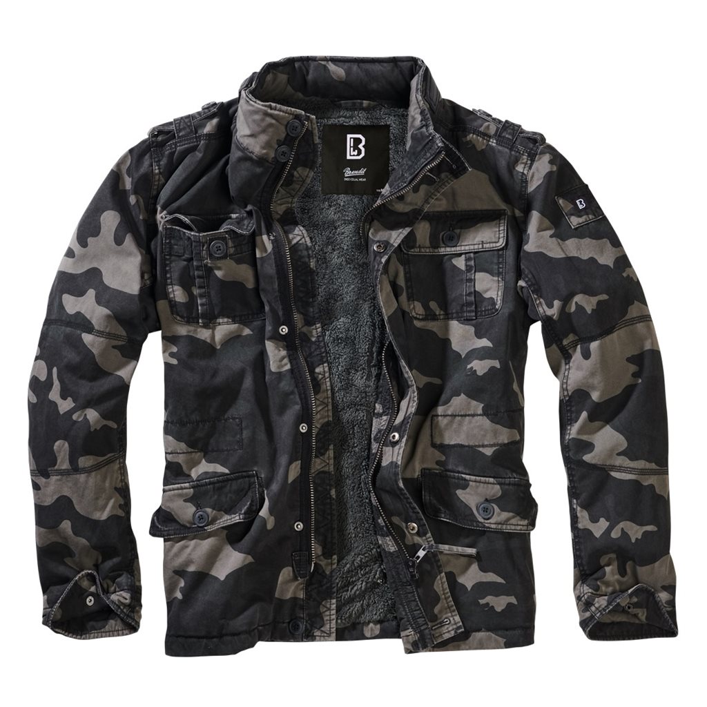 Levně Bunda BRITANNIA JACKET zateplená DARK CAMO