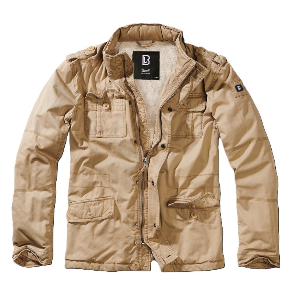 Levně Bunda BRITANNIA JACKET zateplená PÍSKOVÁ