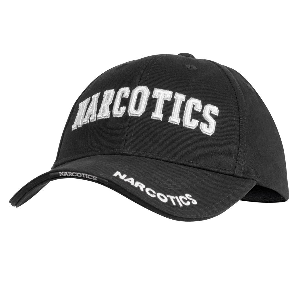 Levně ROTHCO čepice DELUXE NARCOTICS baseball ČERNÁ