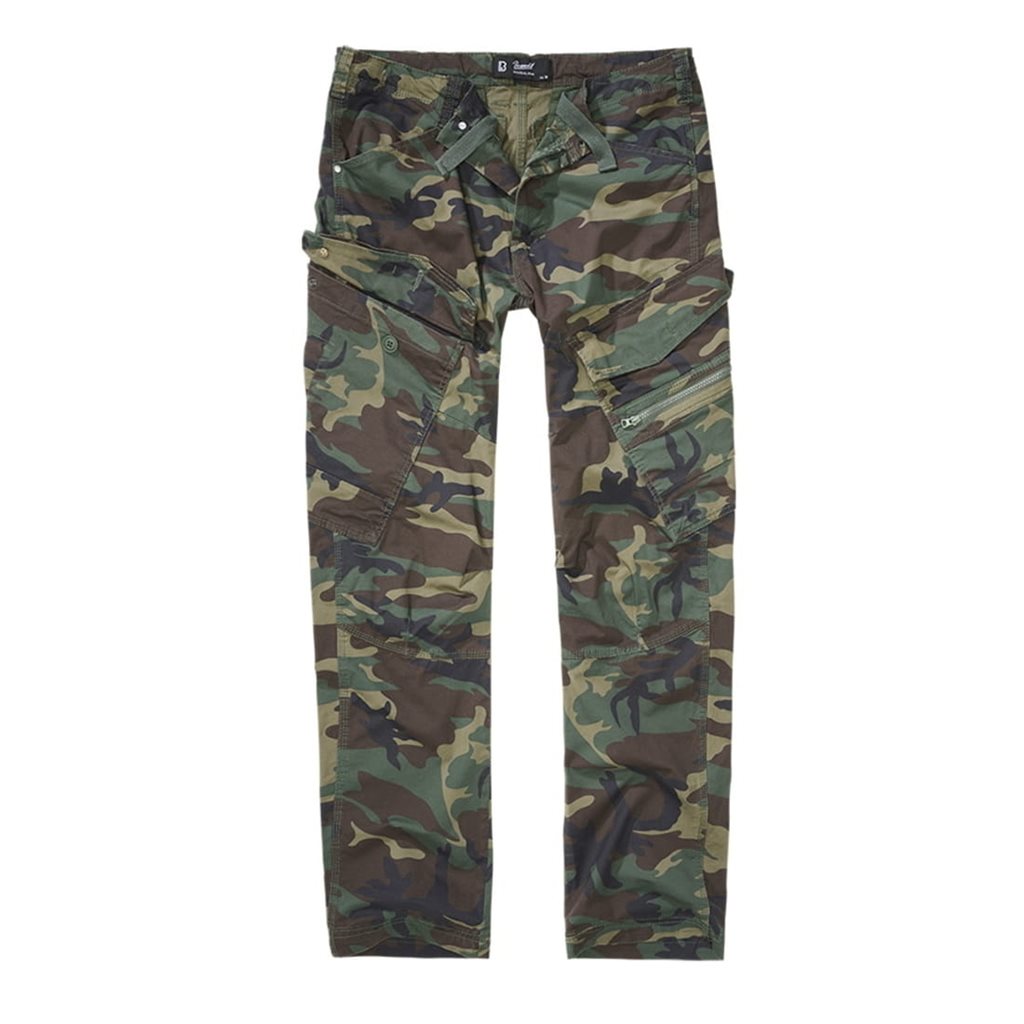 Levně Kalhoty ADVEN SLIM FIT WOODLAND